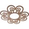 Ekena Millwork Cohen Wood Fretwork Pierced Ceiling Medallion, Walnut, 34"OD x 11 5/8"ID x 1/4"T CMWP34X34X0250COWA - alternate 2